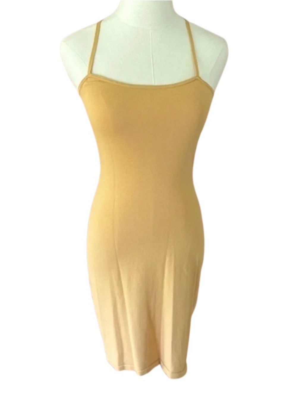SANDRO Anvers Pointelle Knit Dress in Camel - Picture 10 of 14